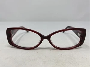 Elizabeth Arden EA 5206 2 57-15-135 Burgundy Horn Full Rim Eyeglasses Frame :018 - Picture 1 of 8