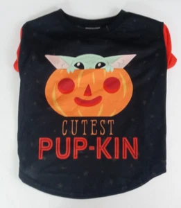 New Without Tags Star Wars The Mandalorian Grogru Halloween Dog Shirt Large - Picture 1 of 3