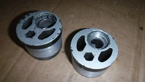 Kawasaki ZX10 1988 - 1990 Chain Adjusters Axle Position Collars Swing Arm Sleeve - Bild 1 von 3