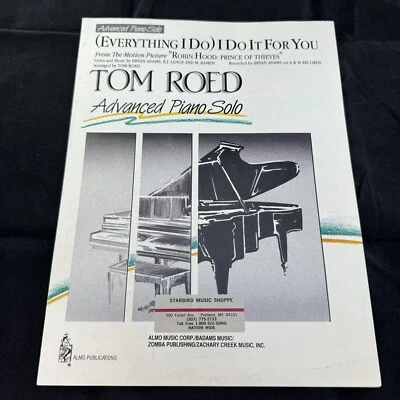 (Everything I Do) I Do It For You Robin Hood Partituras Piano Avanzado Tom Roed Foto 1 de 4