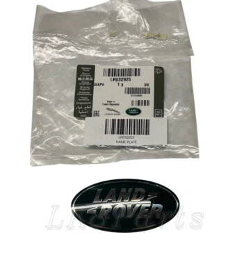 Land Rover LR4 emblema puerta trasera verde ovalado plata letras LR032925 nuevo Foto 1 de 4