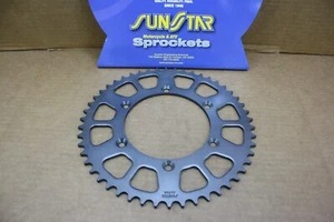 NOS 81-07 SUZUKI RM125 & RM250 ALUMINUM REAR SPROCKET 520 50T SUNSTAR JAPAN - Picture 1 of 5