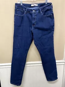 Levis 512 Damen Regular Fit Perfect Shaping Blau Denim Skinny Jeans Größe 18W - Bild 1 von 6