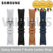 SAMSUNG Galaxy Watch6 Series ET-SHR95 T-Buckle Hybrid Eco-Leather Strap Band S/M