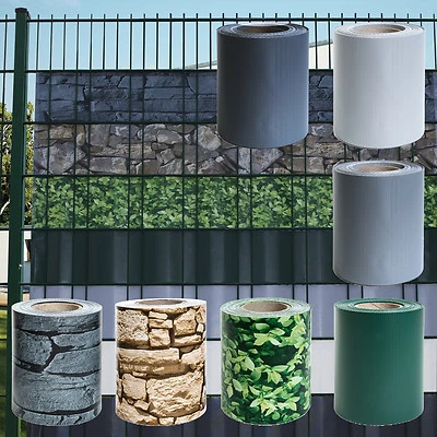 Sichtschutz PVC Doppelstabmatten Zaunfolie Windschutz blickdicht Windschutz - Bild 1 von 4