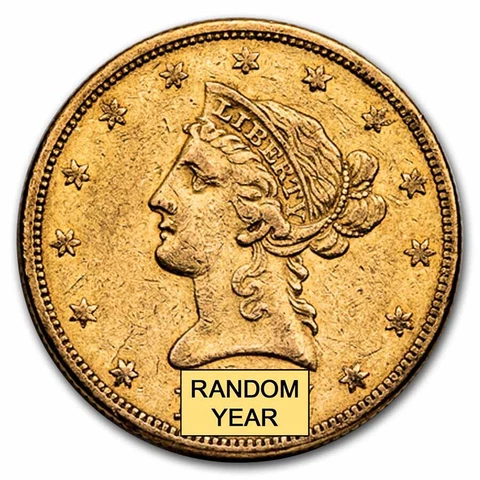 1838-1866 $10 Liberty Gold Eagle No Motto XF - SKU#235139 Cover