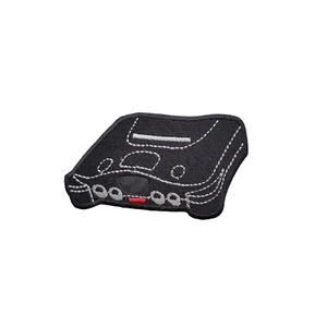 Ultra N64 Gaming Console Silhouette Embroidered Patch Iron on Sew On Applique - Picture 1 of 1