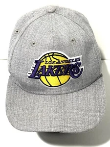 Los Angeles Lakers New Era 9Fifty NBA Snapback Gray Hat Cap - Picture 1 of 8