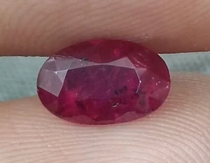 GSI Certified 1.42ct Natural Blood Red Ruby loose Gemstone - Picture 1 of 10