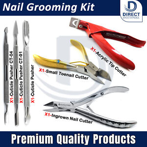 6Pcs Acrylic Nail Kit Artificial False Fake Nail Cutter Nipper Gel Remover Tools