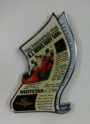 A J Foyt 50th Anniversary At Indy Indianapolis Star Sponsors Collector Pin - Image 1 of 4