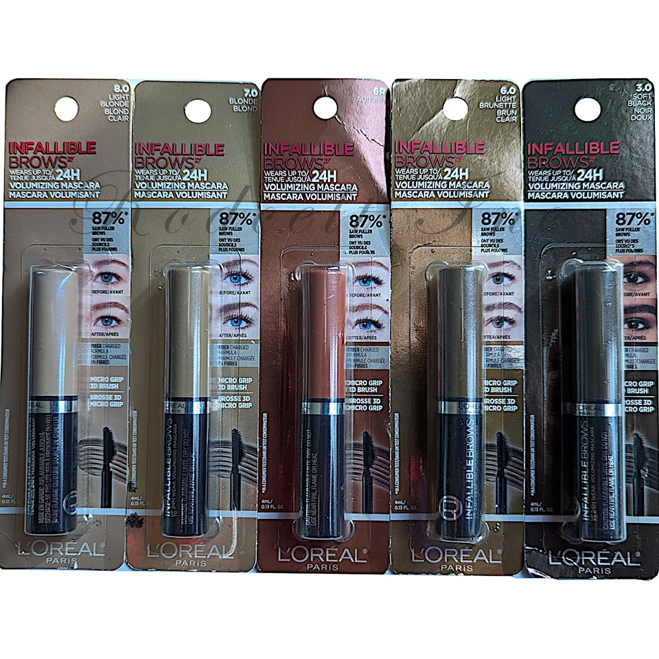 Loreal Infallible Brows 24H Volumizing Mascara - You Choose - - Image 1 of 1