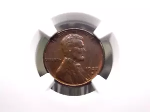 1927 "S" Lincoln centesimo di grano penny 1c NGC MS62 BN #030 non circolato ECC&C, Inc. - Foto 1 di 5