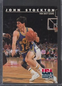 John Stockton/NBA Best Game Utah Jazz 1992 SkyBox USA #85 - Picture 1 of 2