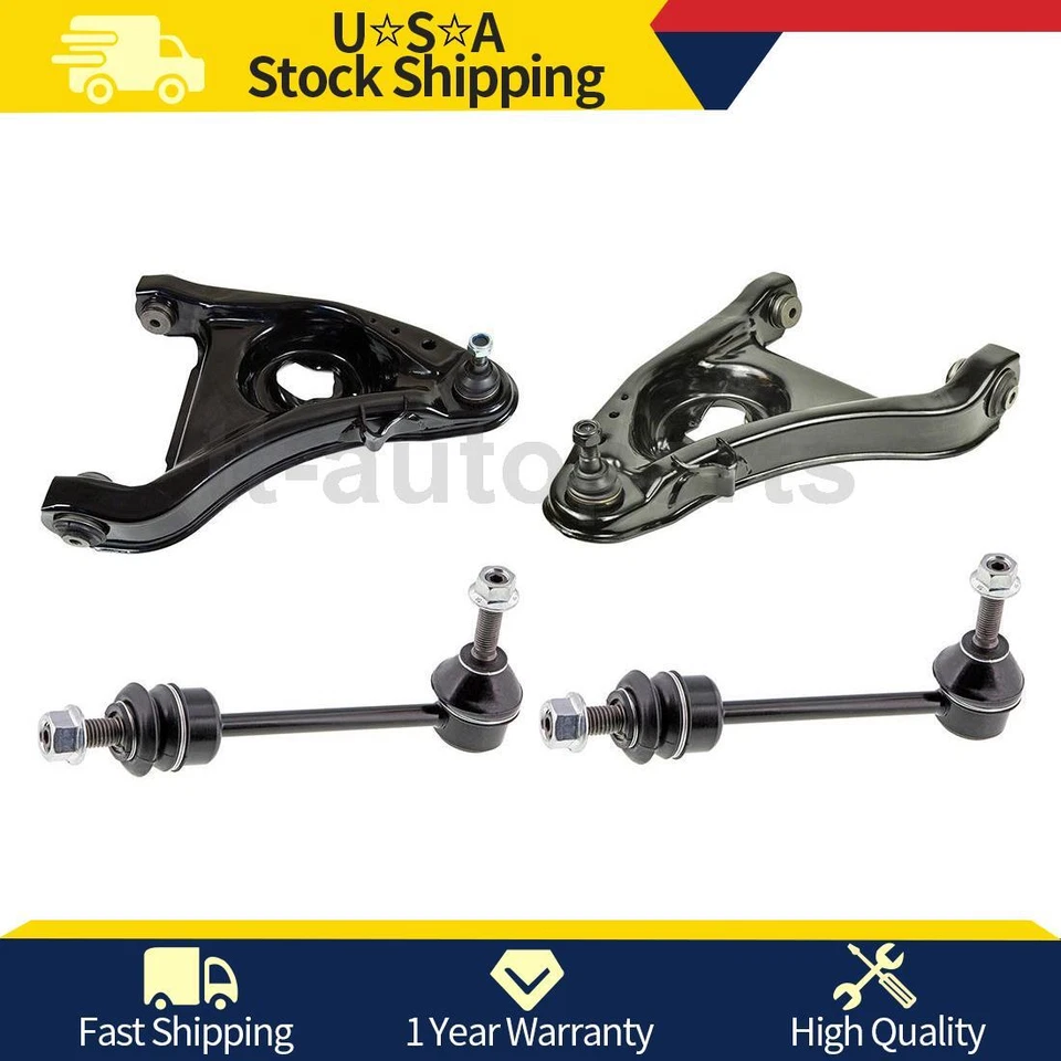 Brazo de control inferior delantero Mevotech 4 piezas para Ford Crown Victoria 1998 1999 2000 2001 Foto 1 de 4