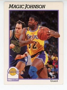 1992 Hoops #46 Magic Johnson EX - Picture 1 of 2