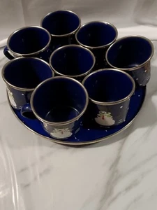 The Golden Rabbit Enamelware Hot Coco Set - Picture 1 of 3