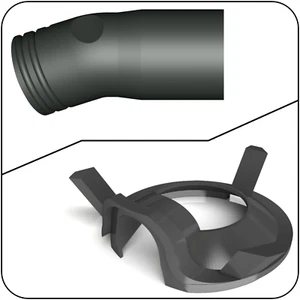 Adapter passend für Triton Oberfräse - Saugschlauch / Absaugung - NEU - Bild 1 von 23