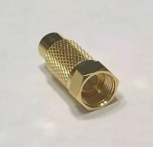 Atari 2600 Premium Gold Plated adapter / TV HDTV RF CABLE connect game console - Picture 1 of 4