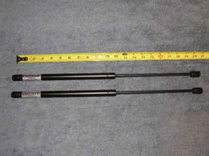 2ea HD 20" 20# RV Coach Van NP Gas Strut Spring Prop Lift Rod Arm 20lb 20in 8x18 - Picture 1 of 8
