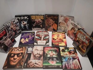 WWE DVD 15 LOT, Hogan,Edge,Rey,Flair, Rock, Goldberg,Big Show, Hardy- Collection - Imagen 1 de 12