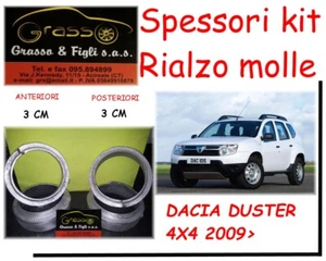 Spessori Rialzo Molle SPACER SPRING DACIA DUSTER 4X4 kit completo 3 CM - Bild 1 von 1