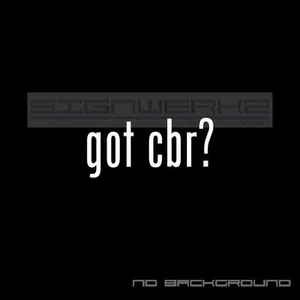 got cbr Decal Sticker Die Cut Decal Self Adhesive honda street bike cbr rr Pair - Bild 1 von 12