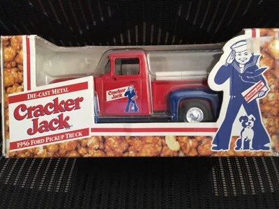 VINTAGE 1996 ERTL COLLECTIBLES 1956 FORD CRACKER JACK PICKUP TRUCK NEW BORDEN - Image 1 of 4