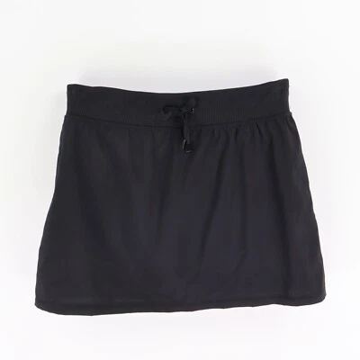 Exertek Activewear Skort Short Womens M Black Polyester Drawstring Stretch Waist - Image 1 of 4