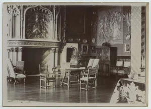 Doubs. Cubry. Château XIXe de Bournel. Intérieur. Citrate circa 1900. - Picture 1 of 1