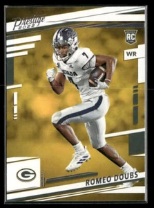 Panini Prestige #329 2022 Romeo Doubs Green Bay Packers novato - Imagen 1 de 2