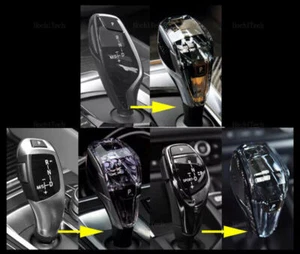 For BMW 1 2 3 4 5 6 7 X3 X4 X5 X6 LED Crystal Gear Shift Knob plug&play Replace - Foto 1 di 10