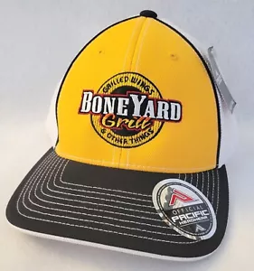 Cappello Berretto Baseball Boneyard Grill Giallo (Piccolo/Medio) Ufficiale Pacific Headwear - Foto 1 di 8
