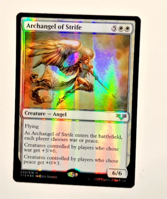 Archangel of Strife From the Vault: Angels Foil NM - Image 1 of 2