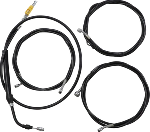 LA Choppers 12-14” Ape Hanger Black Vinyl Cable/Brake Line Kit LA-8056KT2-13B - Picture 1 of 1