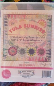 Paper Pieces Tula Sunrise 11tlg Acryl Template Set English Paper Piecing 038 - Bild 1 von 2