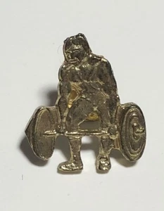 SPORT AWARD PIN Weight Lifting Lifter C20 - Picture 1 of 2