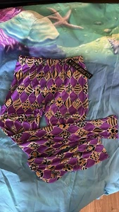 Lila Urlaubsleggings Einheitsgröße - Bild 1 von 2