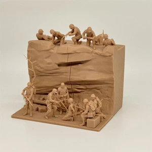 Militärfigur WWII US Army Rescue On Guadalcanal Resin Modell im Maßstab 1:72 - Bild 1 von 6