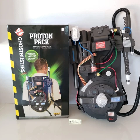 Ghostbusters Proton Pack Spirit Halloween Deluxe Replica Lights and Sound 1st Ed Cover