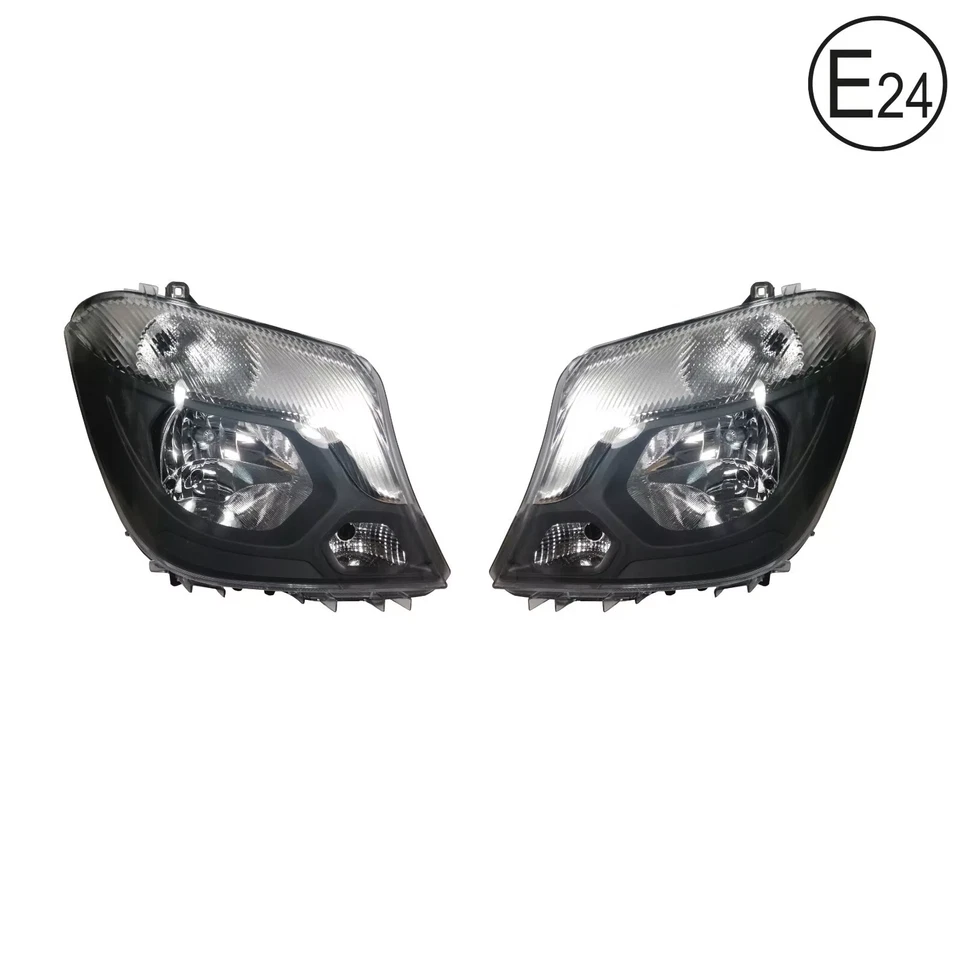 2x Frontscheinwerfer Halogen L+R Scheinwerfer passend für Mercedes Sprinter W906 - Bild 1 von 4