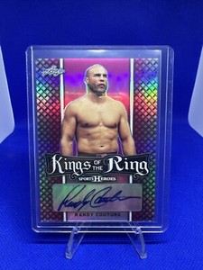 2018 Leaf Sports Heroes Randy Couture Kings of the Ring Wave AUTO 6/7