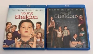 Young Sheldon (2) Blu-ray LOT (2017-2018) First and Second Seasons (4 discs) LN - Picture 1 of 3