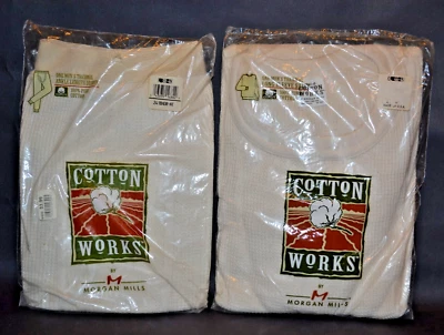 Pantalones térmicos Cotton Works by Morgan Mills Long Johns L y camisa XL EE. UU. ¡LEER! Foto 1 de 4