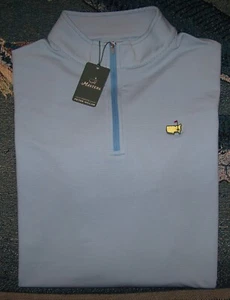 NEW PETER MILLAR Zip Pullover Sweater Shirt Perth MASTERS AUGUSTA NATIONAL Sz XL - Picture 1 of 8