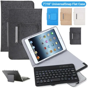 Universal PU Wireless Keyboard Folio Case Cover Kickstand For 9.7"~10.1" Tablet - Picture 1 of 22