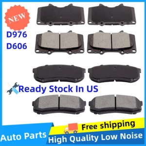Front and Rear Ceramic Brake Pads for 4Runner FJ Cruiser Sequoia GX460 GX470 - Picture 1 of 6