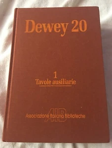 Classificazione Decimale Dewey Edizione 20 Volume 1 Tavole ausiliarie Ventesima - Foto 1 di 3
