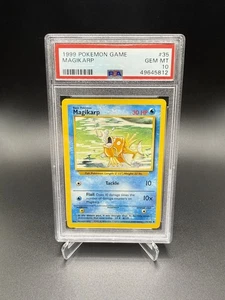 #35/102 Magikarp 1999 Pokémon Game Base Set WOTC PSA 10 - Picture 1 of 2