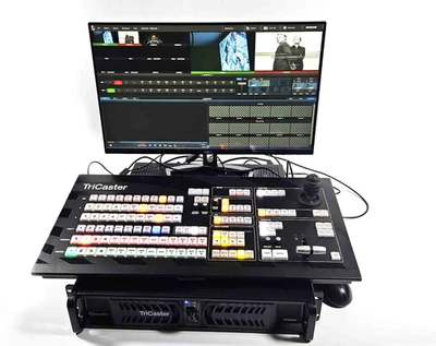 NewTek TriCaster 460 TCXD460 + XD460 Control Surface Live Production Switcher - Image 1 of 4